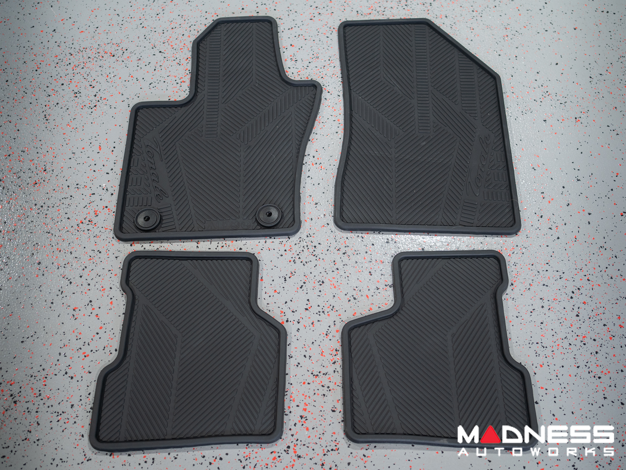 Alfa Romeo Tonale Floor Liners - All Weather Rubber - Mopar - Front and Rear